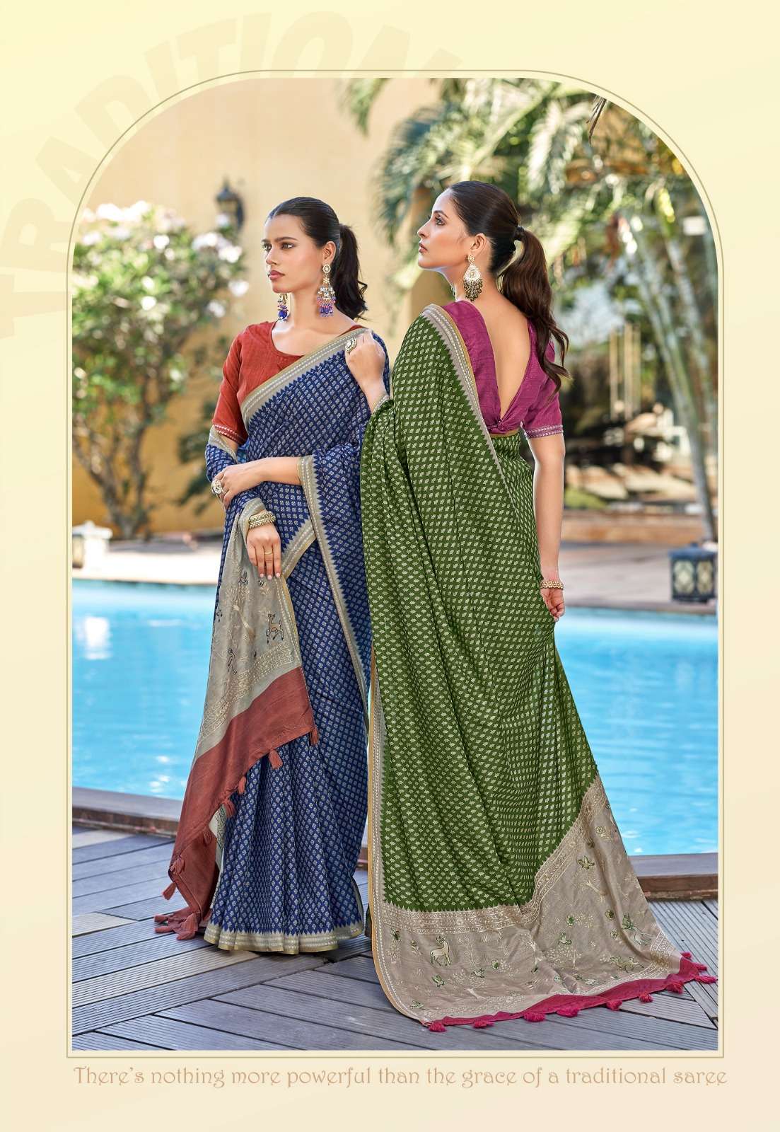 SHREYANS FASHION Thimka Art Silk Heavy Work Saree