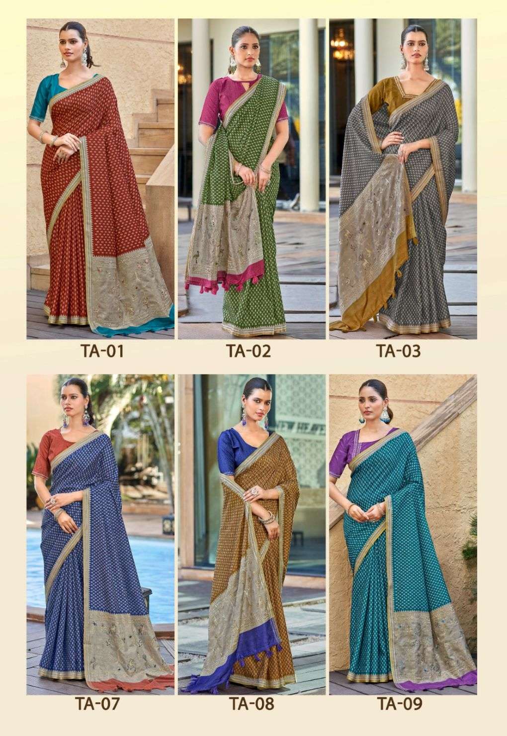 SHREYANS FASHION Thimka Art Silk Heavy Work Saree