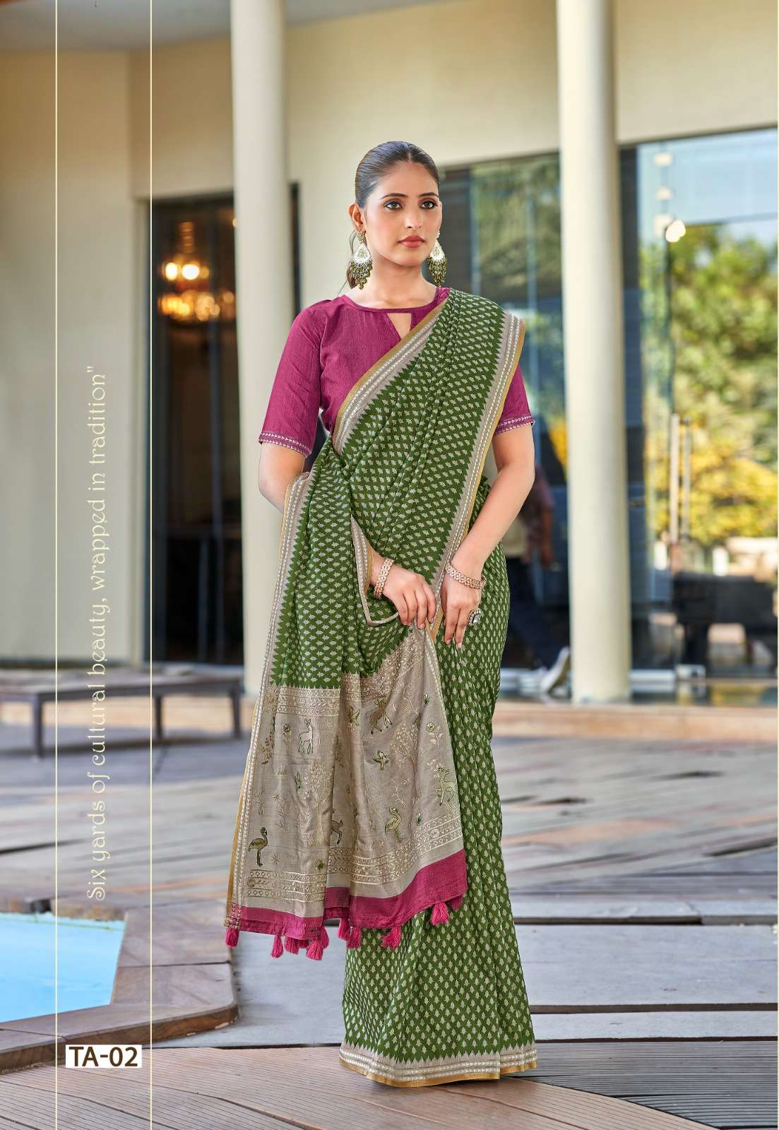 SHREYANS FASHION Thimka Art Silk Heavy Work Saree