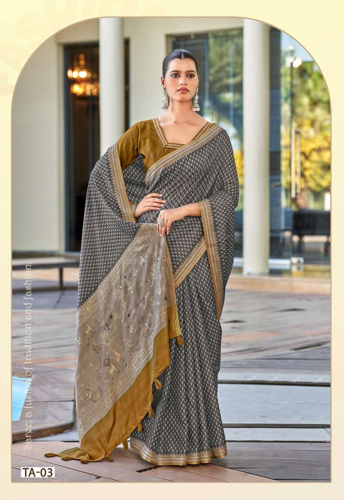 SHREYANS FASHION Thimka Art Silk Heavy Work Saree