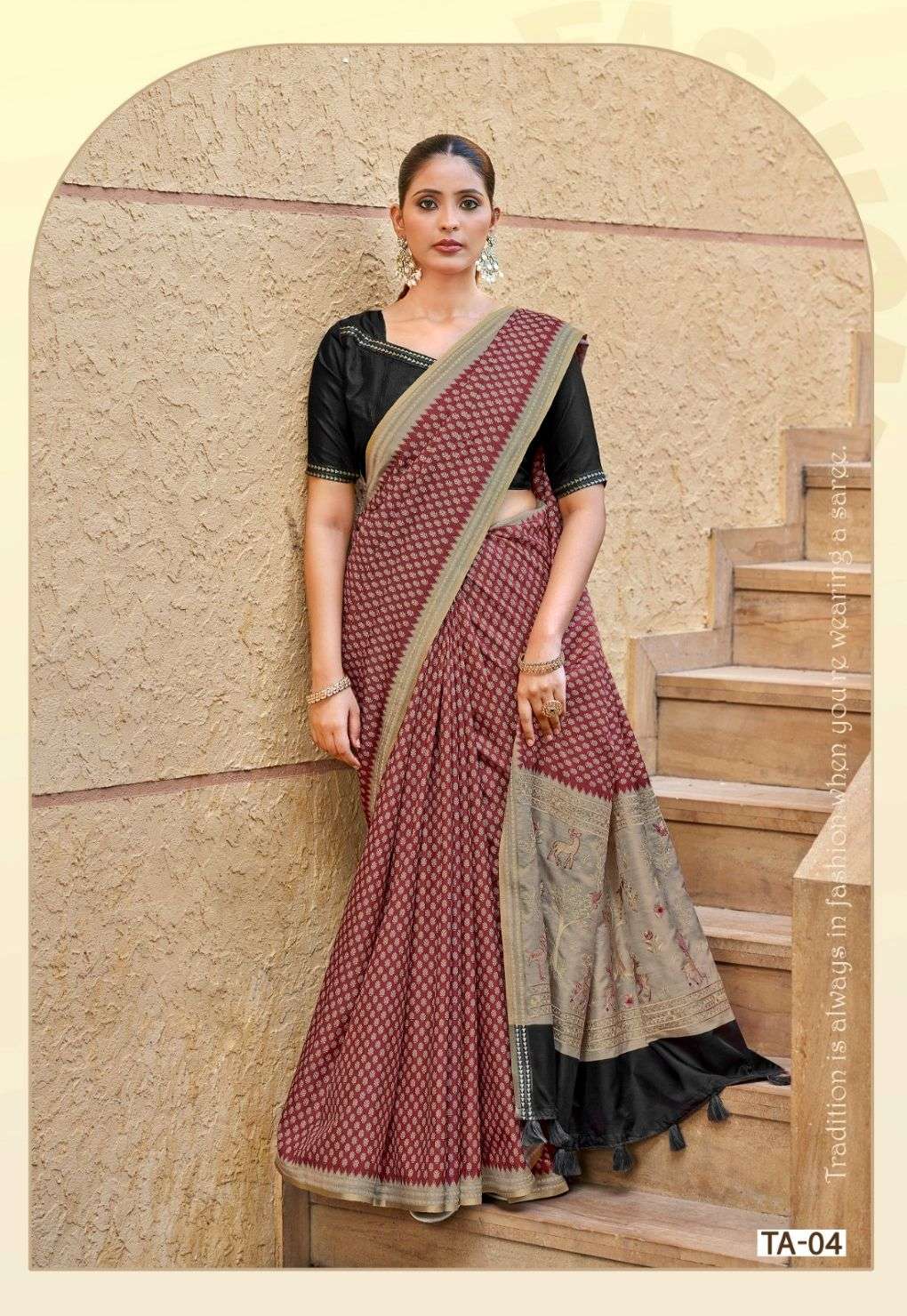 SHREYANS FASHION Thimka Art Silk Heavy Work Saree