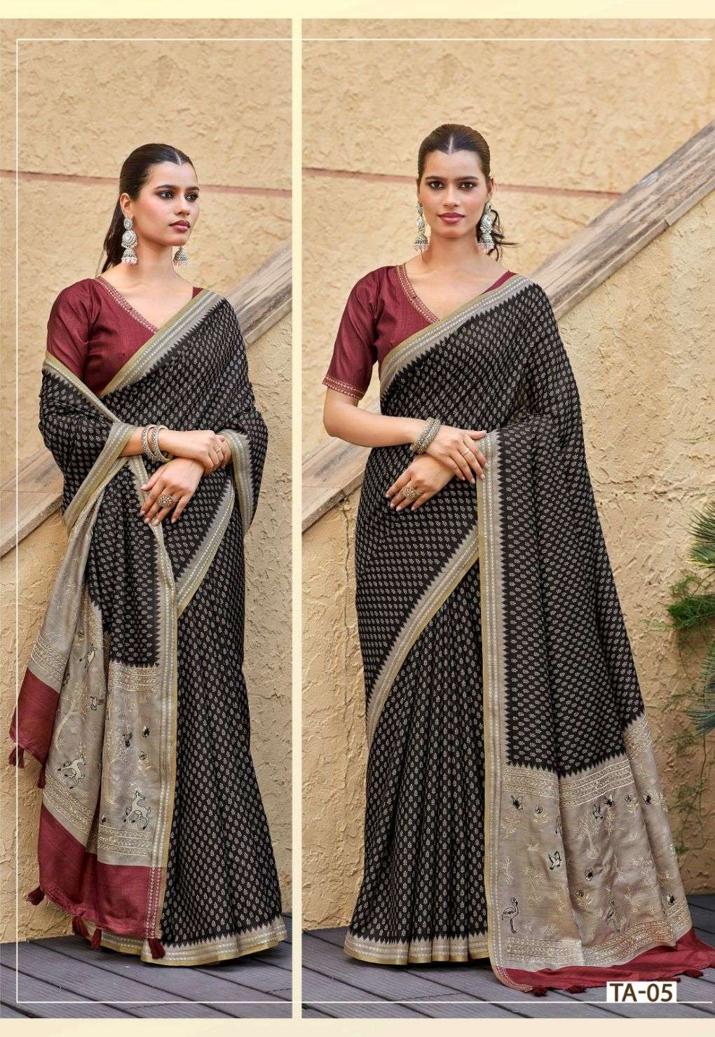 SHREYANS FASHION Thimka Art Silk Heavy Work Saree