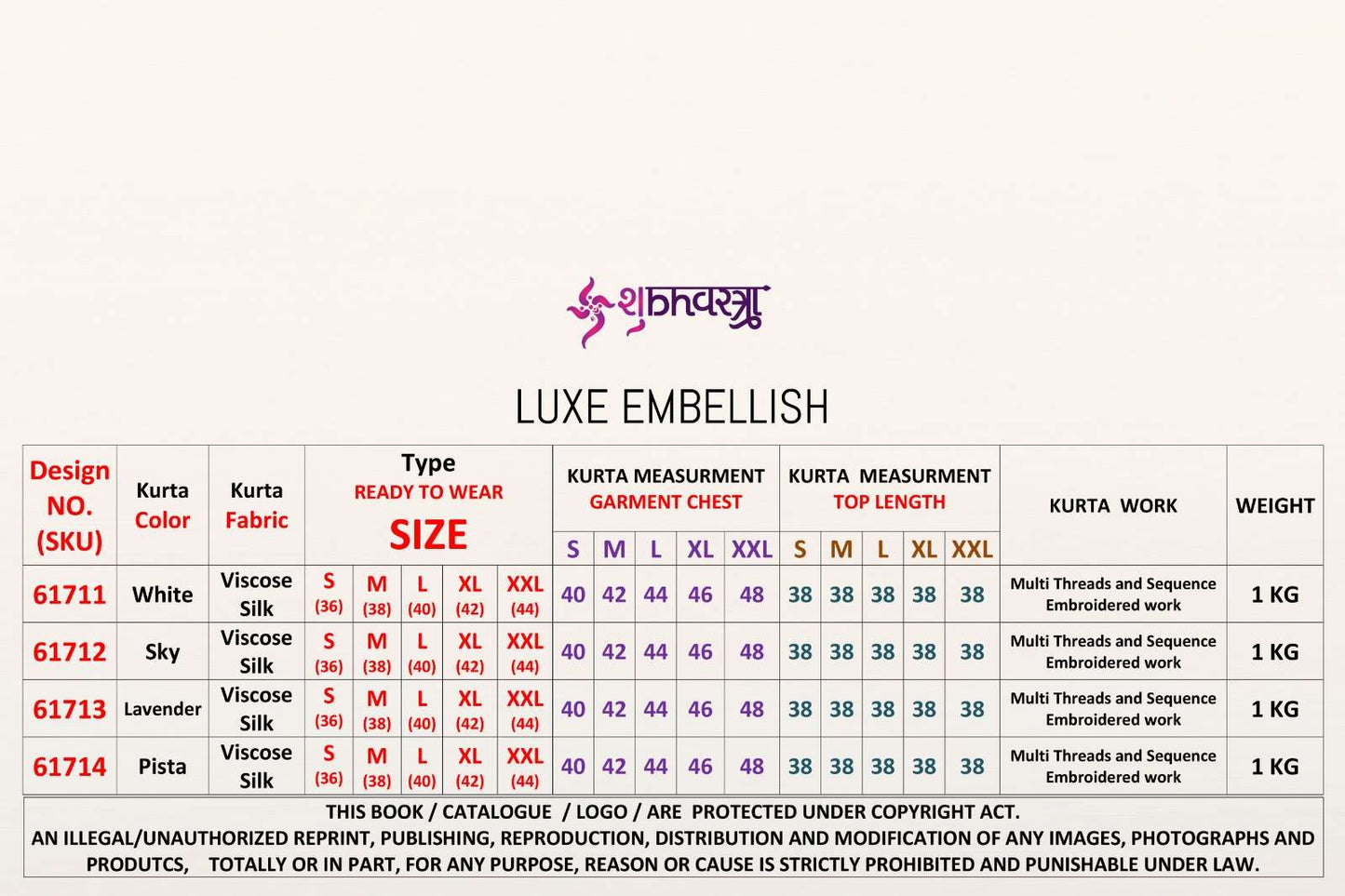 Shubhkala Luxe Embellish - Amrah Wholesale