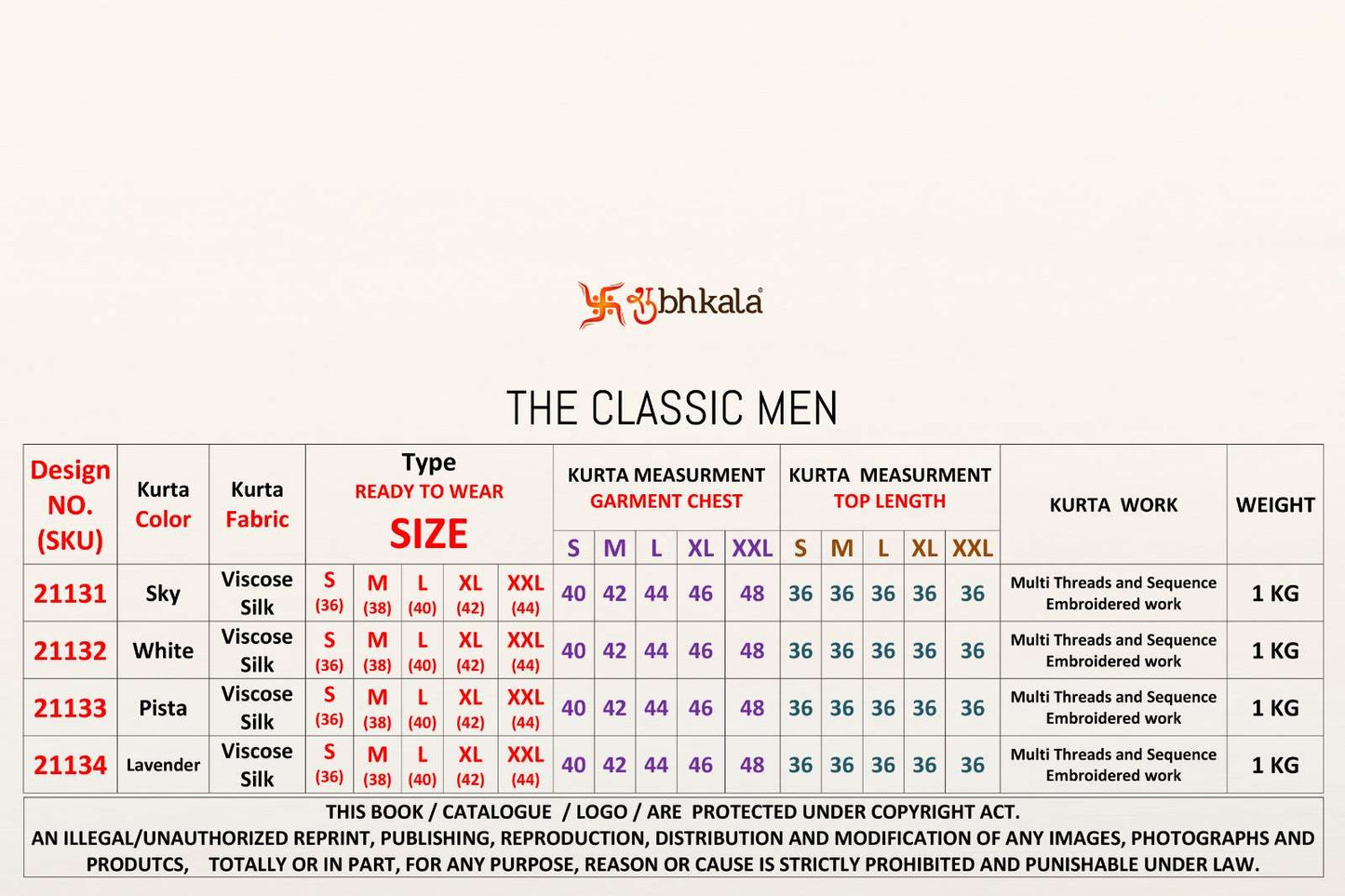 Shubhkala The Classic Man - Amrah Wholesale