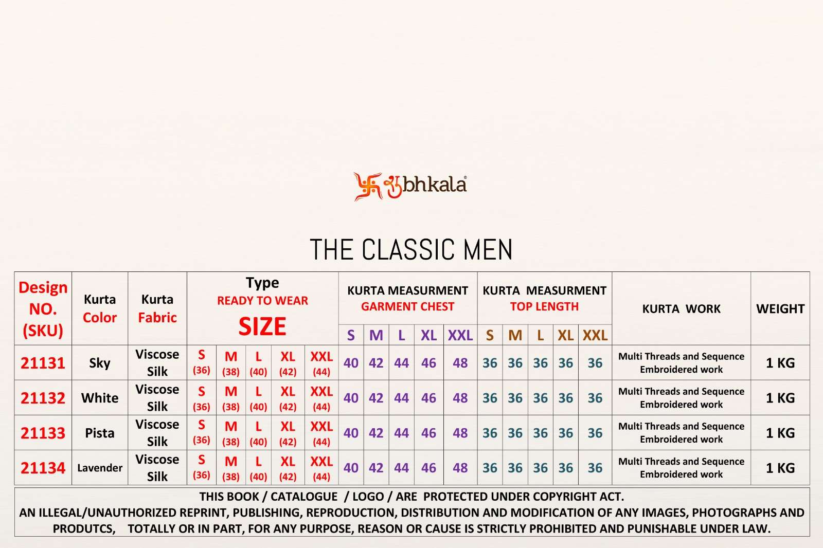Shubhkala The Classic Man - Amrah Wholesale