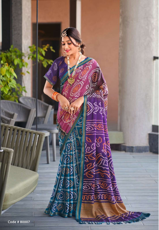 SIDDHANTH BANDHEJ PRINTS Cotton Printed Saree Collection - Amrah Wholesale