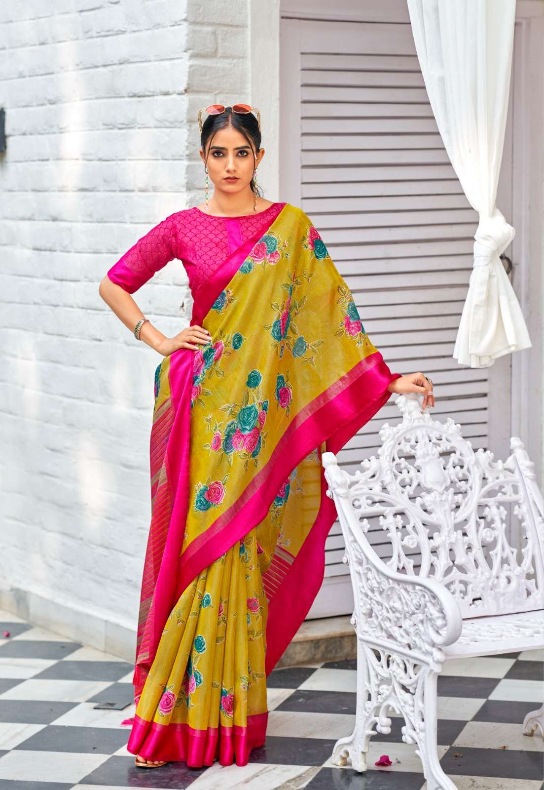 Siddhanth Silk Mills Kum Kum Brasso Silk Saree