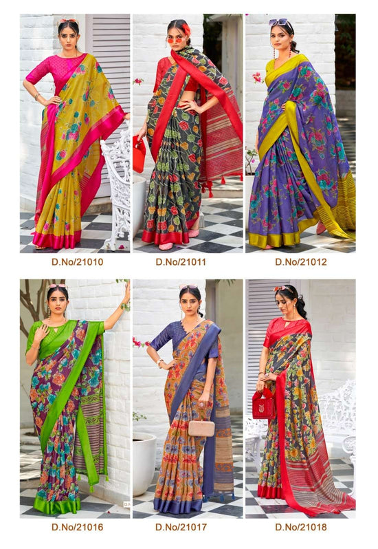 Siddhanth Silk Mills Kum Kum Brasso Silk Saree