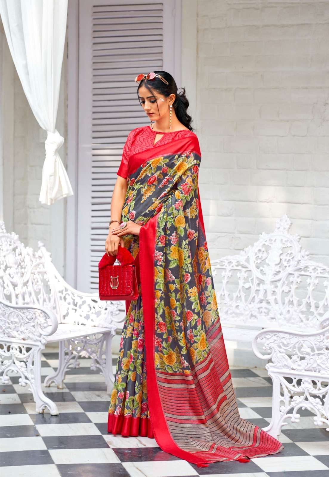 Siddhanth Silk Mills Kum Kum Brasso Silk Saree