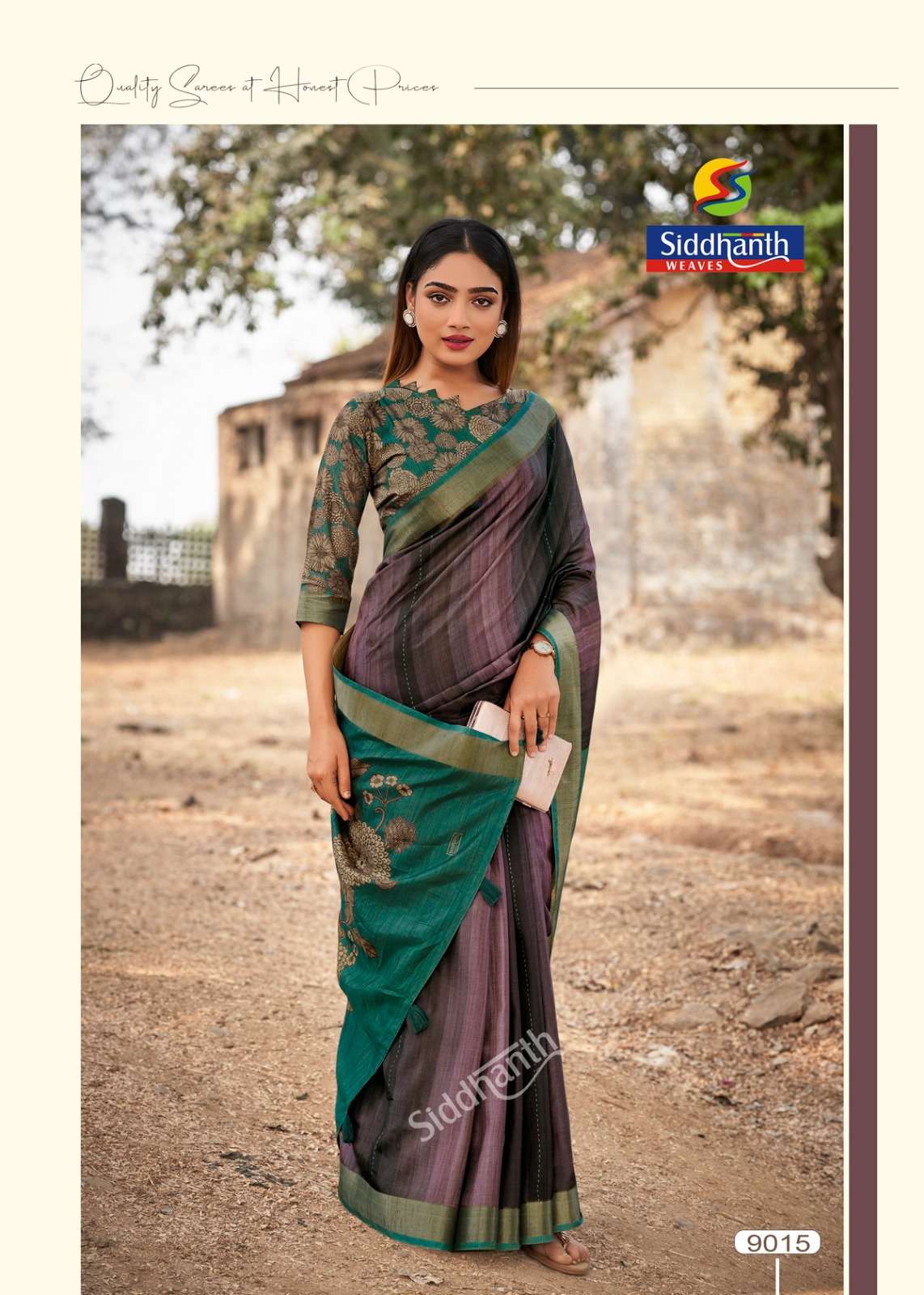 SIDDHANTH WEAVES Mau Bhagalpuri Tussar Silk Premium Sarees - Amrah Wholesale