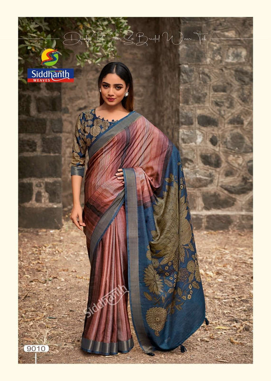 SIDDHANTH WEAVES Mau Bhagalpuri Tussar Silk Premium Sarees - Amrah Wholesale
