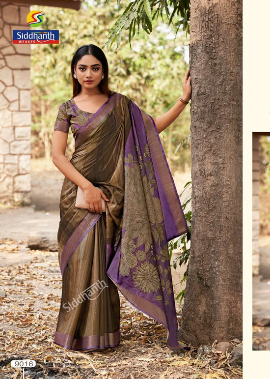 SIDDHANTH WEAVES Mau Bhagalpuri Tussar Silk Premium Sarees - Amrah Wholesale
