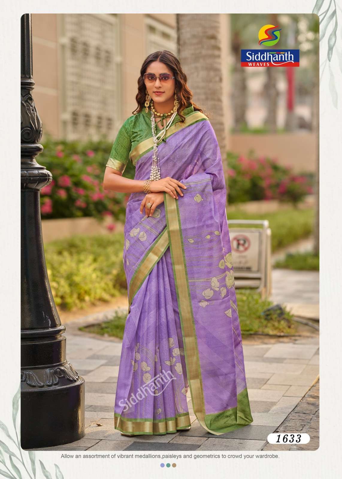 Siddhanth Weaves Pipali Printing Cotton Printed Saree - Amrah Wholesale