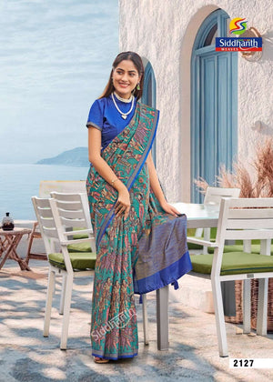 Siddhanth Weaves Style Studio Silk Printed Saree Collection