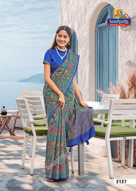 Siddhanth Weaves Style Studio Silk Printed Saree Collection