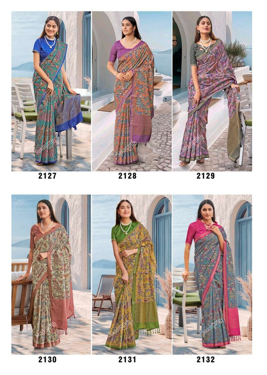 Siddhanth Weaves Style Studio Silk Printed Saree Collection