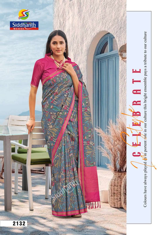 Siddhanth Weaves Style Studio Silk Printed Saree Collection