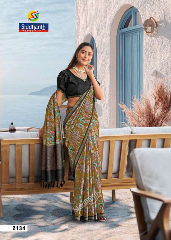 Siddhanth Weaves Style Studio Silk Printed Saree Collection
