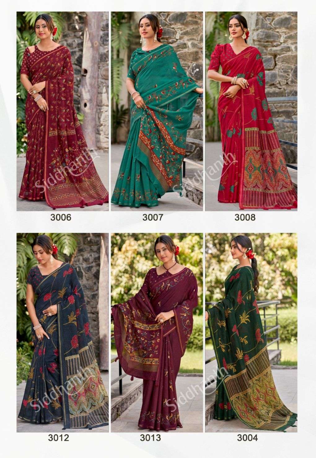 Siddhanth Weaves Varanasi Cotton Saree - Amrah Wholesale