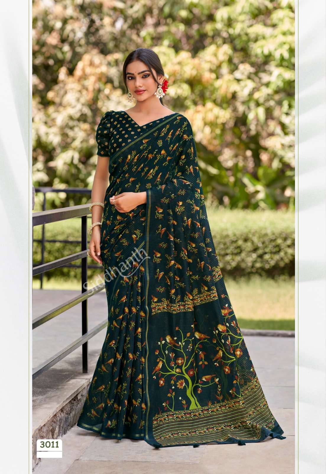 Siddhanth Weaves Varanasi Cotton Saree - Amrah Wholesale
