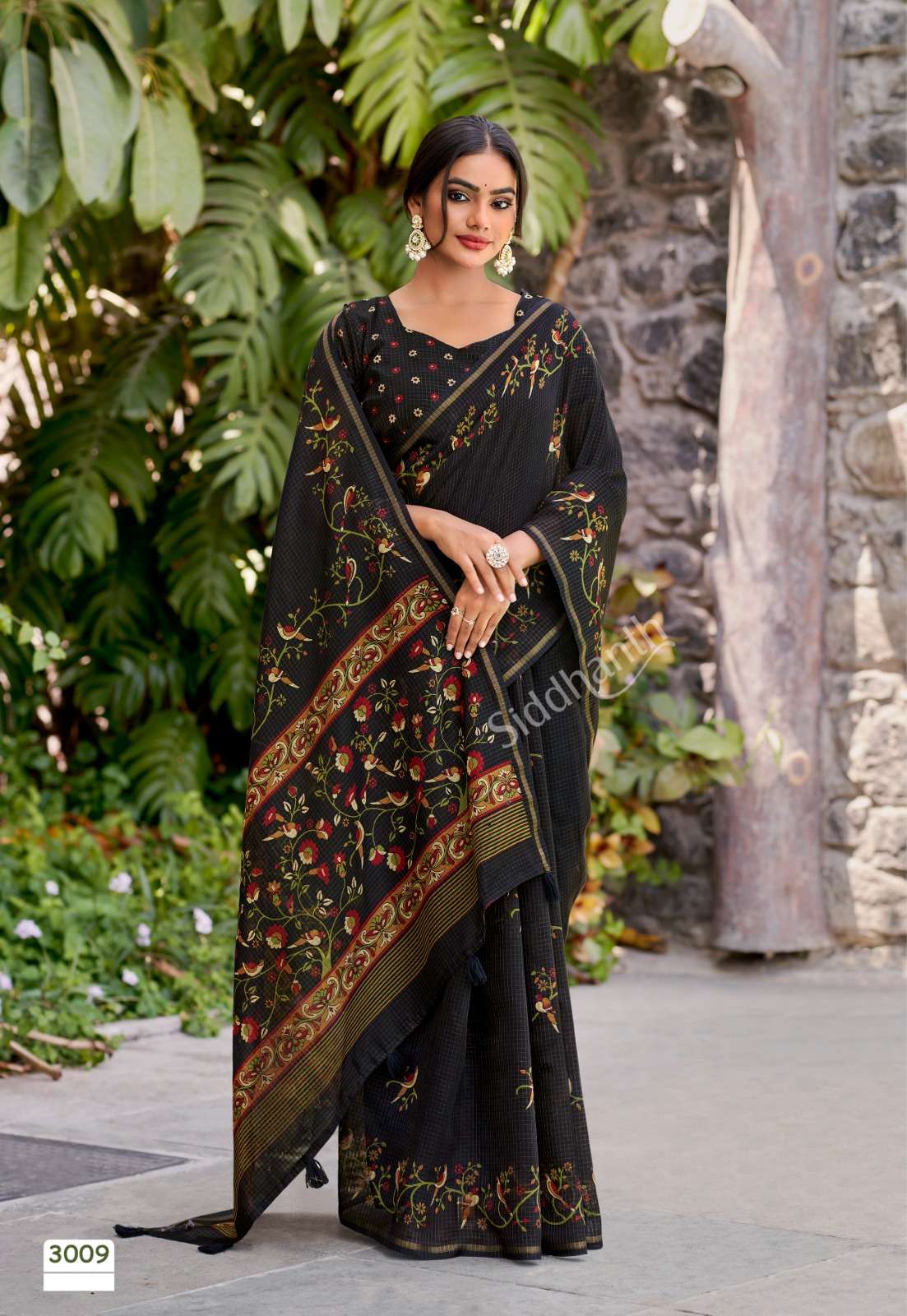 Siddhanth Weaves Varanasi Cotton Saree - Amrah Wholesale