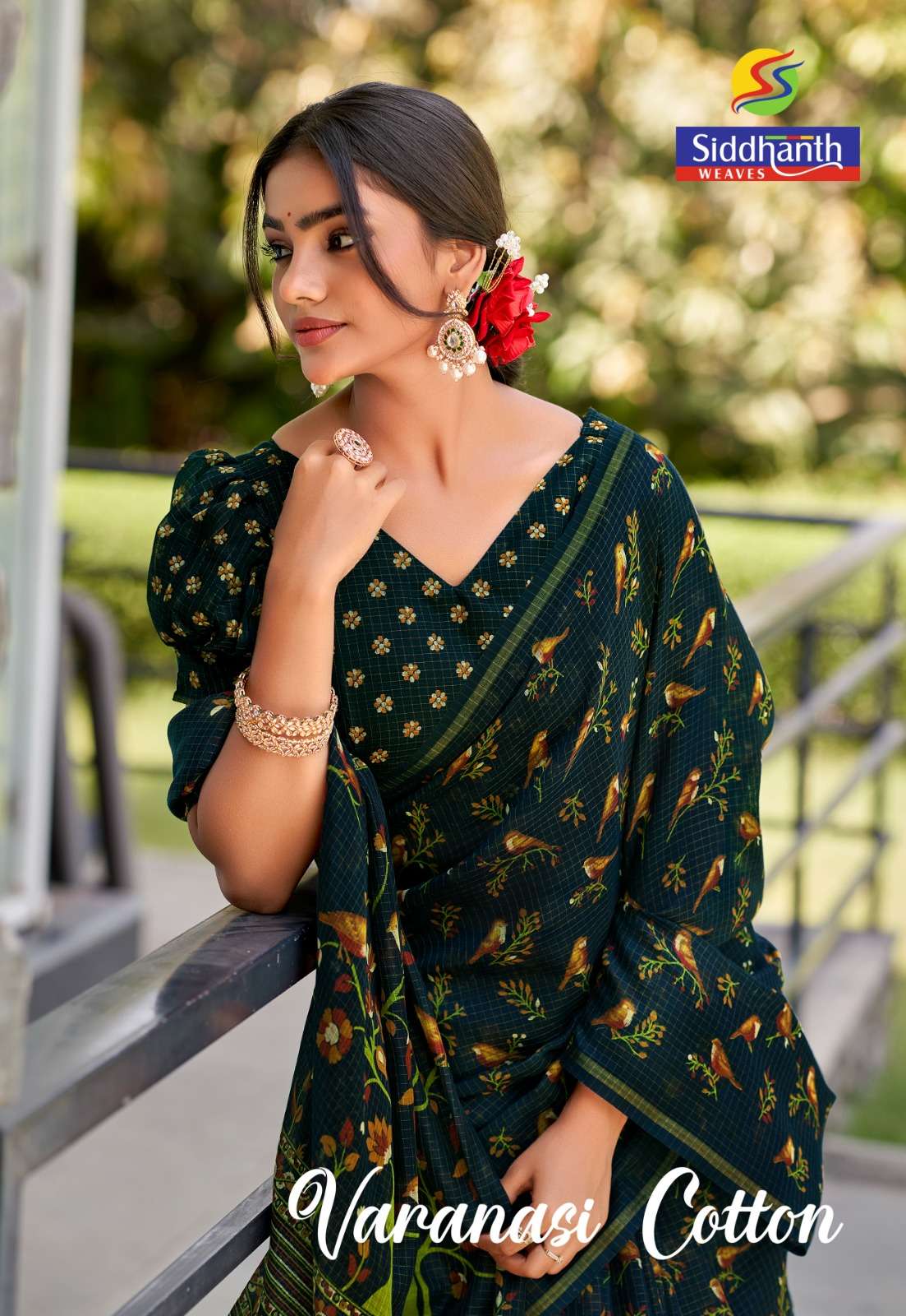 Siddhanth Weaves Varanasi Cotton Saree