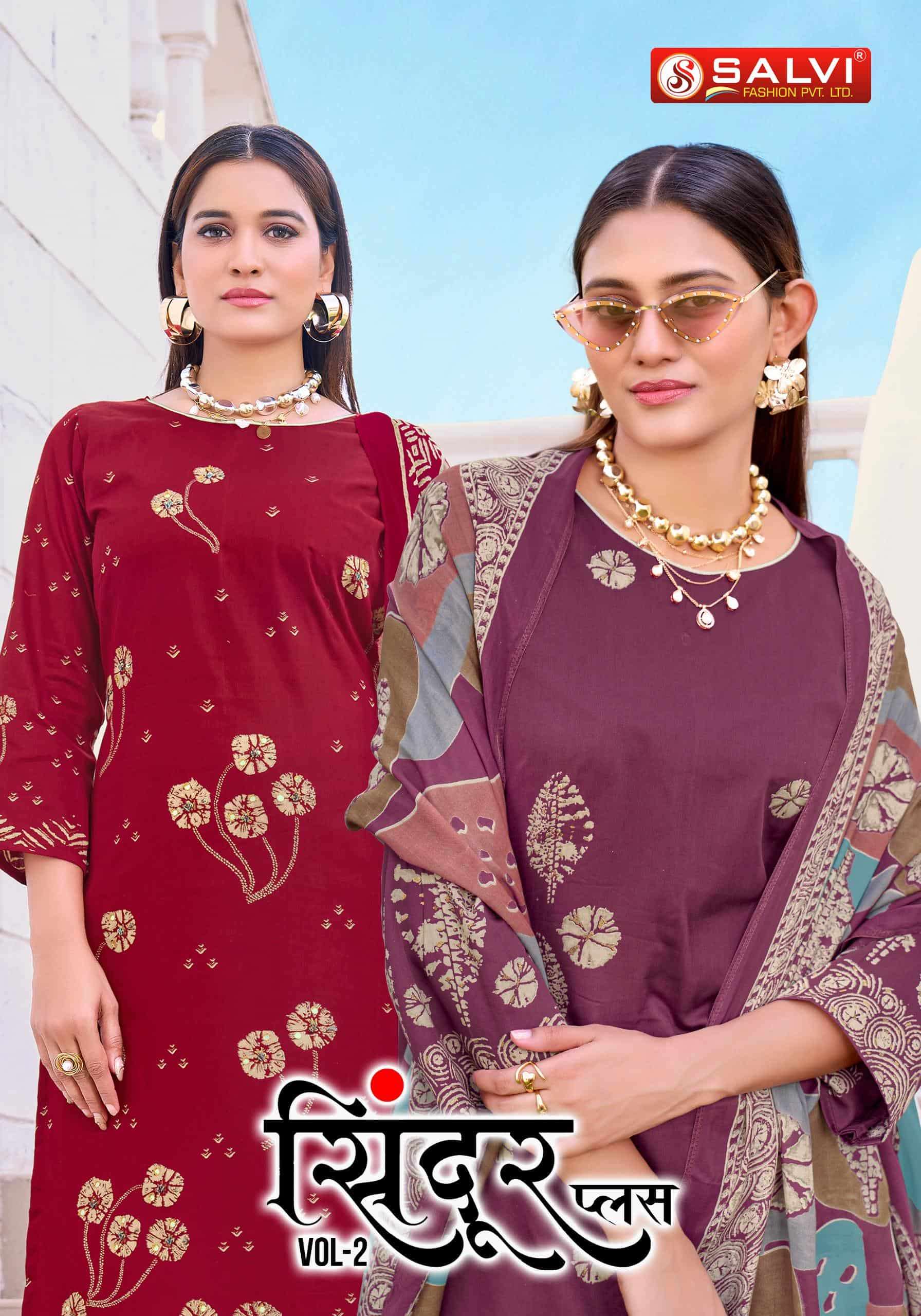 Salvi Fashion Sindoor Plus Vol 2 Dress Material - Amrah Wholesale