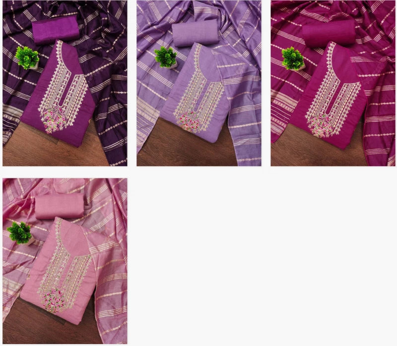 Slub Cotton Suits 22