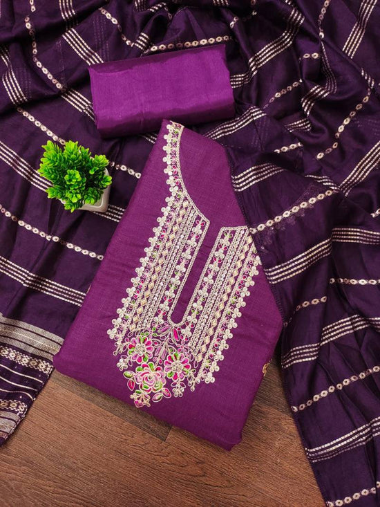 Slub Cotton Suits 22