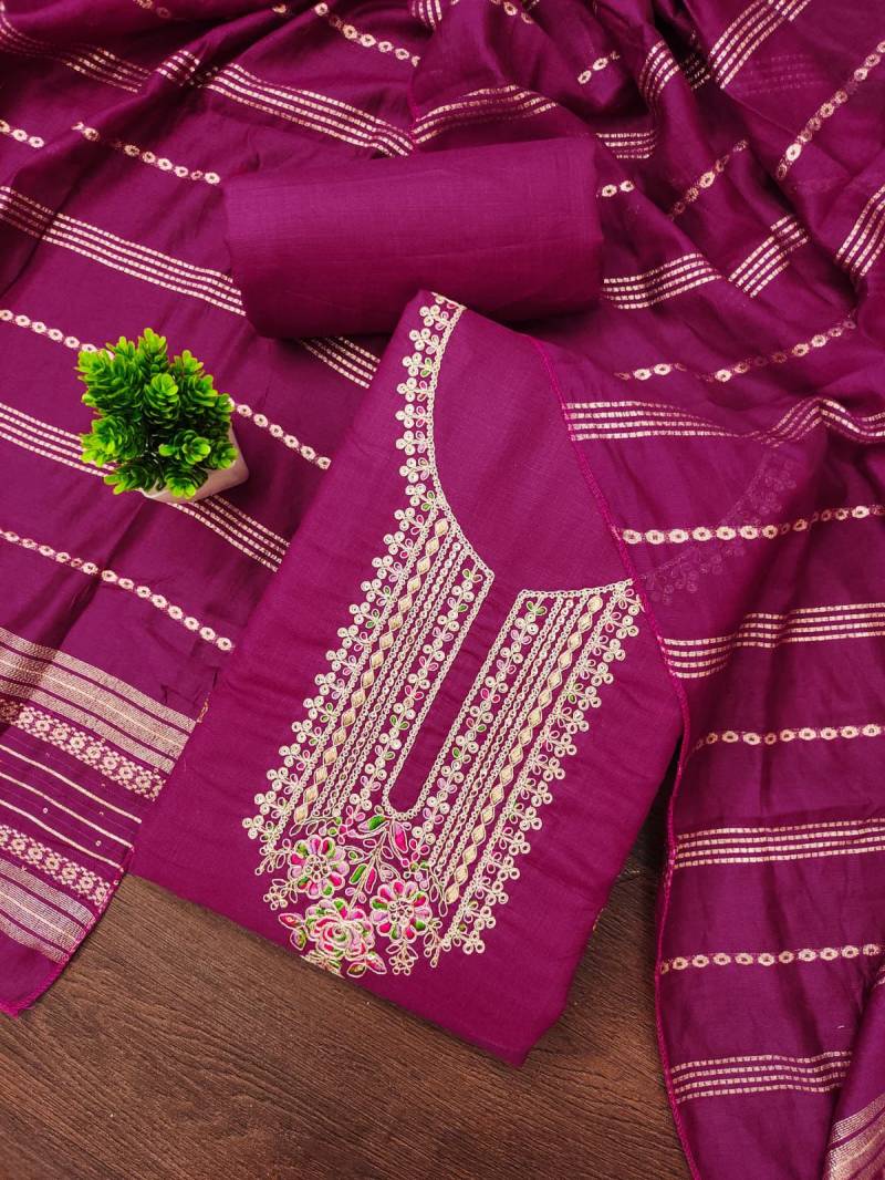 Slub Cotton Suits 22