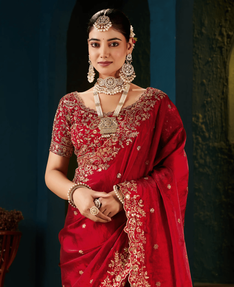 SM Pari 13 Fandy Satin Sequence Work Saree - Amrah Wholesale