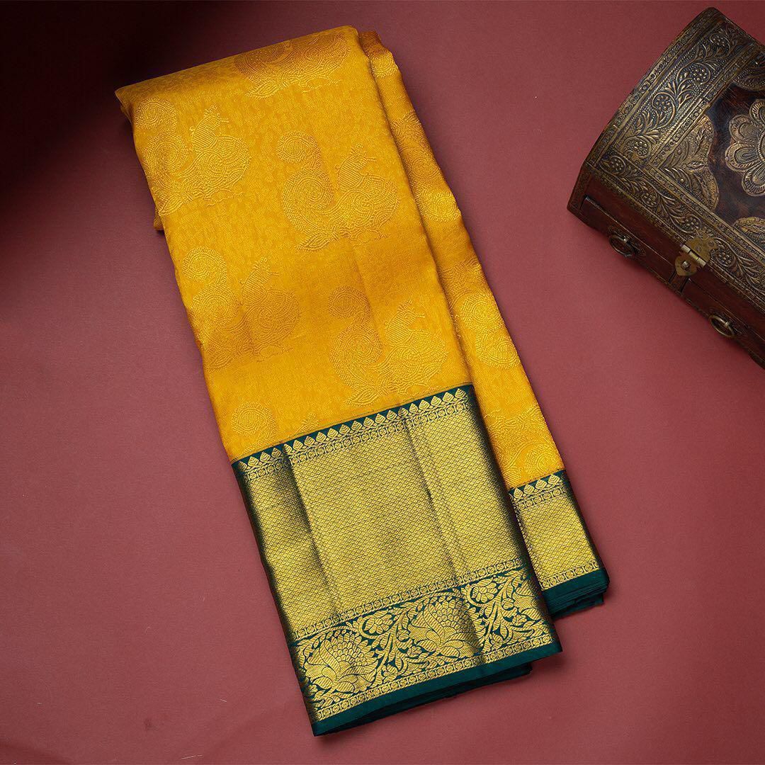 Soft Silk 6002 Lichi Silk Jacquard Work Saree - Amrah Wholesale