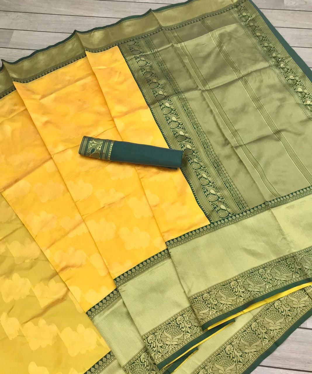 Soft Silk 6002 Lichi Silk Jacquard Work Saree - Amrah Wholesale