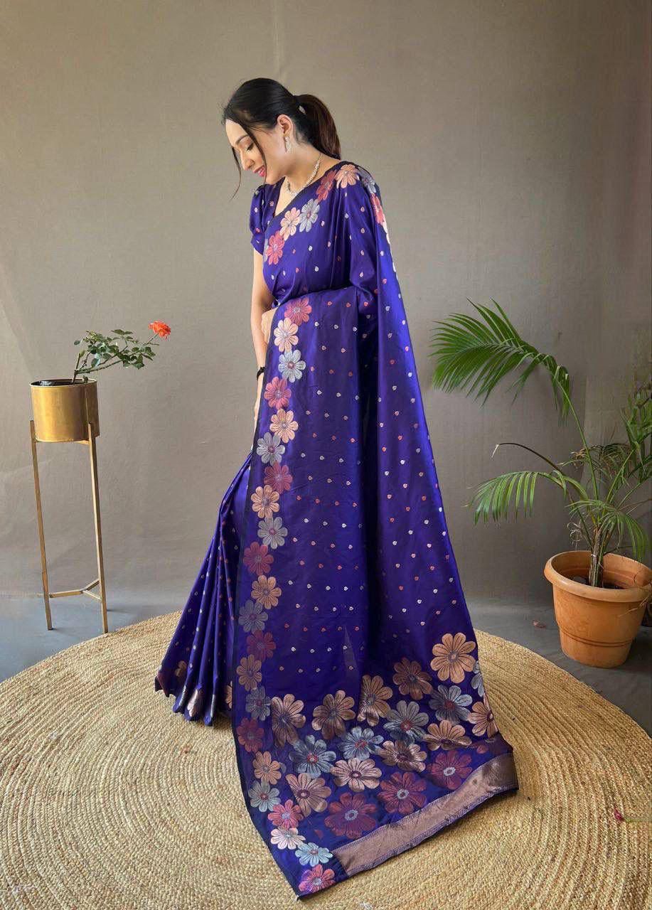Soft Silk 6003 Saree - Amrah Wholesale