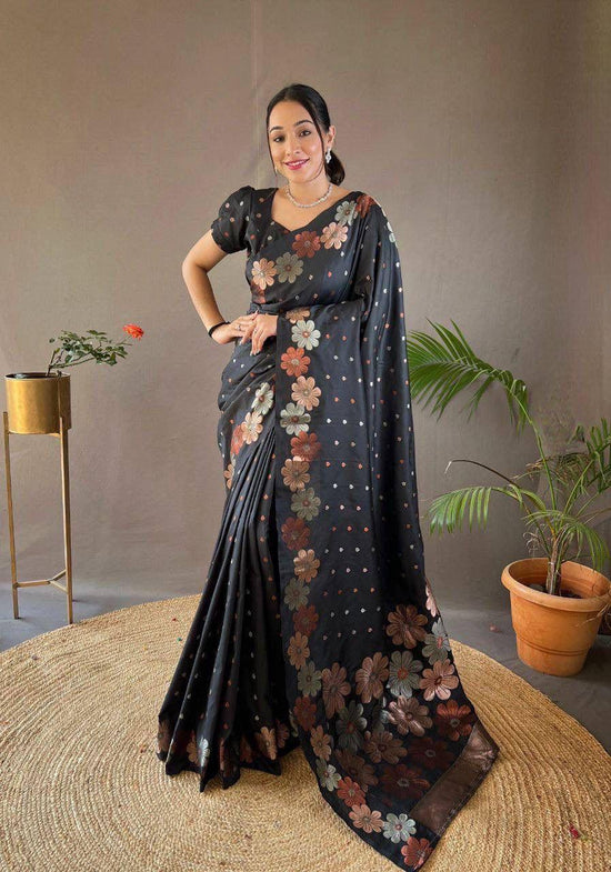 Soft Silk 6003 Saree - Amrah Wholesale