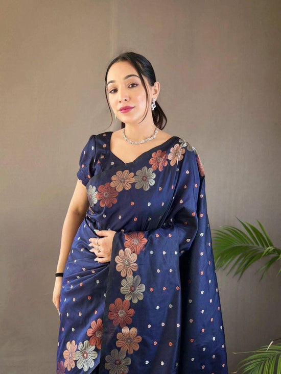 Soft Silk 6003 Saree - Amrah Wholesale