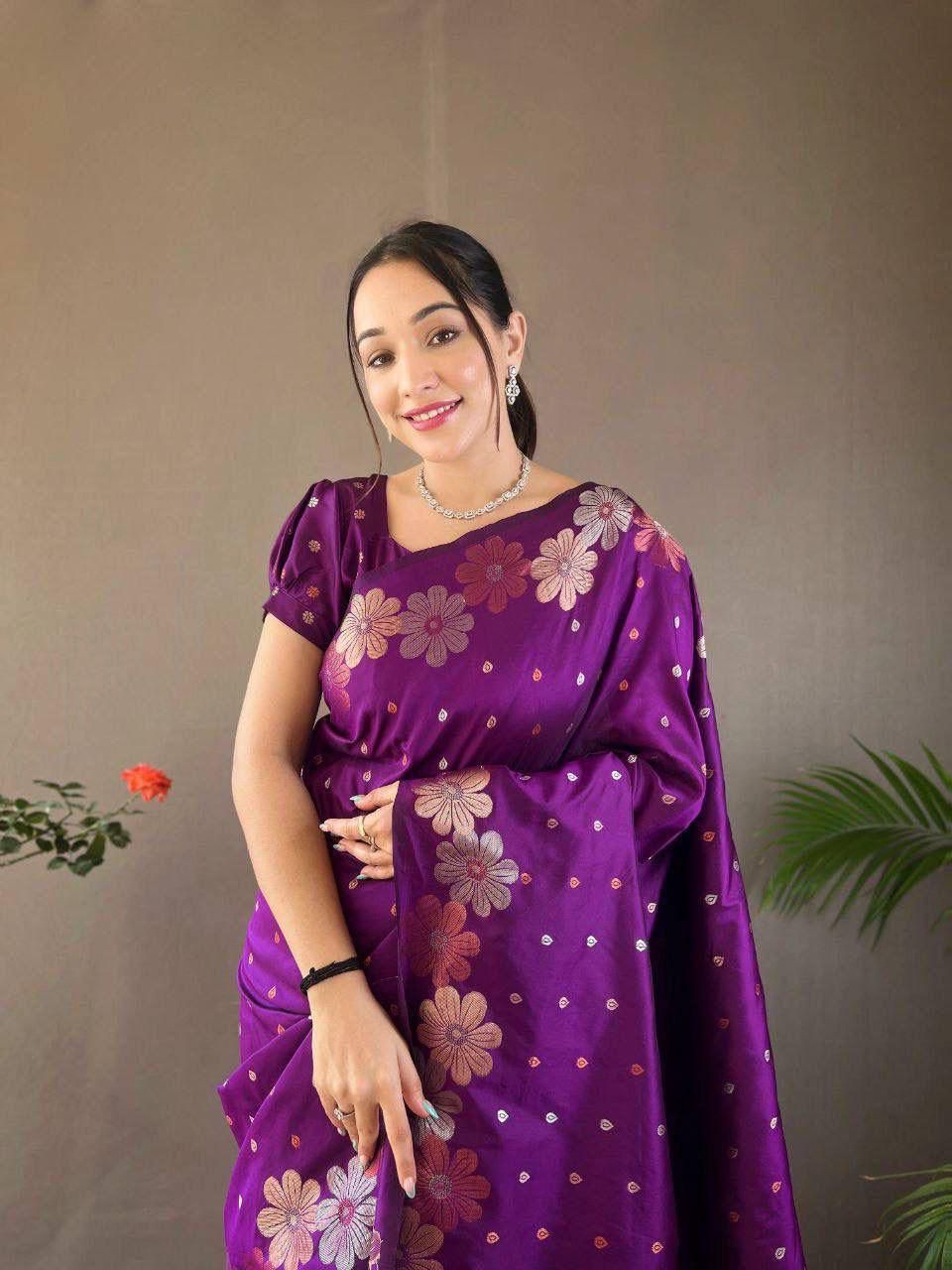Soft Silk 6003 Saree - Amrah Wholesale