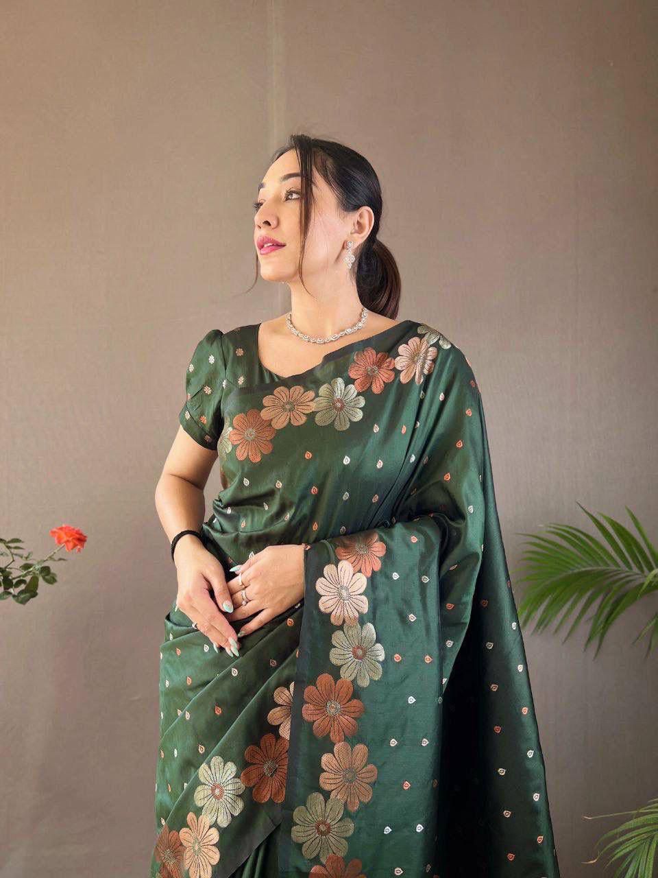 Soft Silk 6003 Saree - Amrah Wholesale
