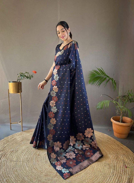 Soft Silk 6003 Saree - Amrah Wholesale