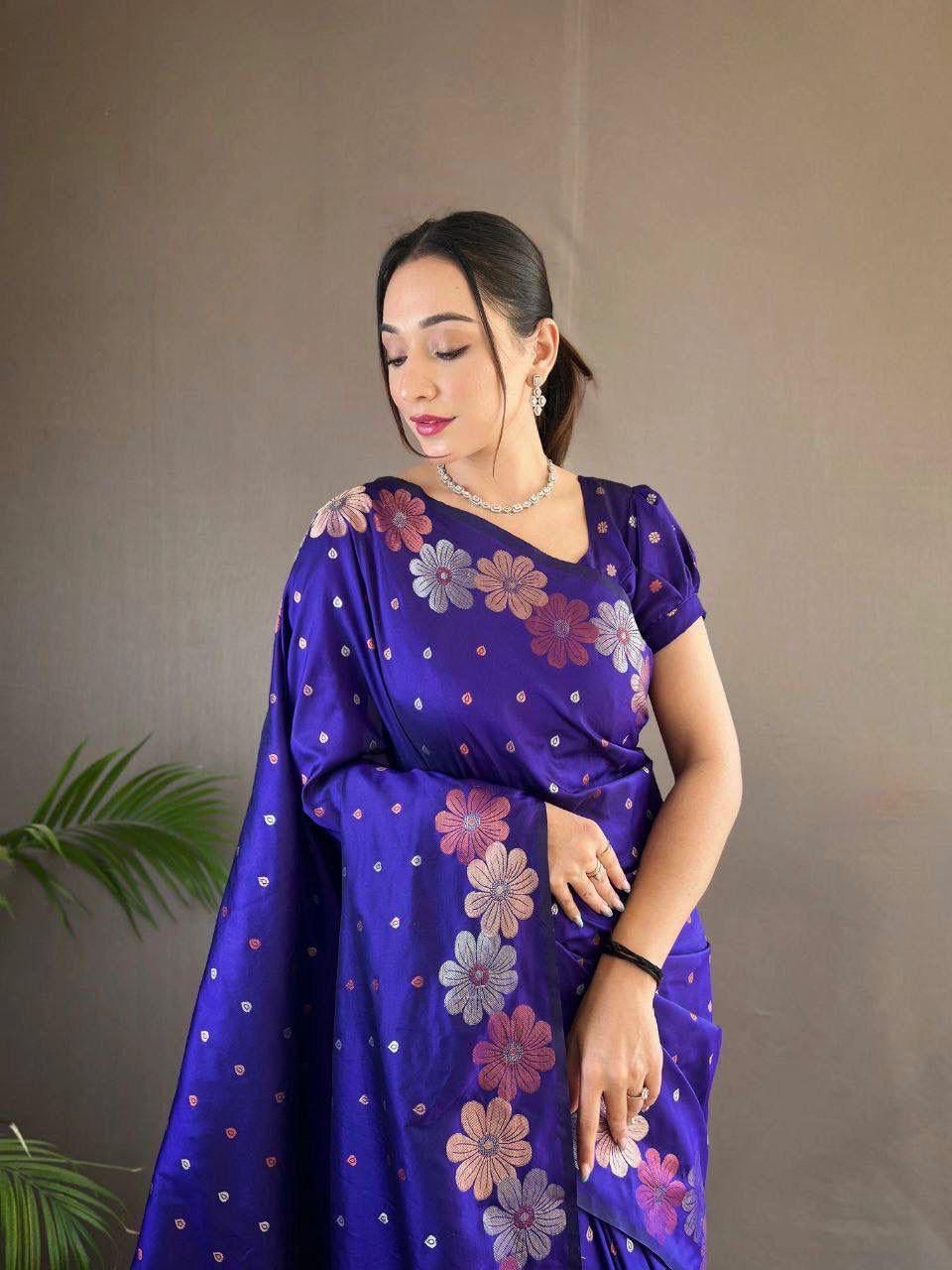 Soft Silk 6003 Saree - Amrah Wholesale