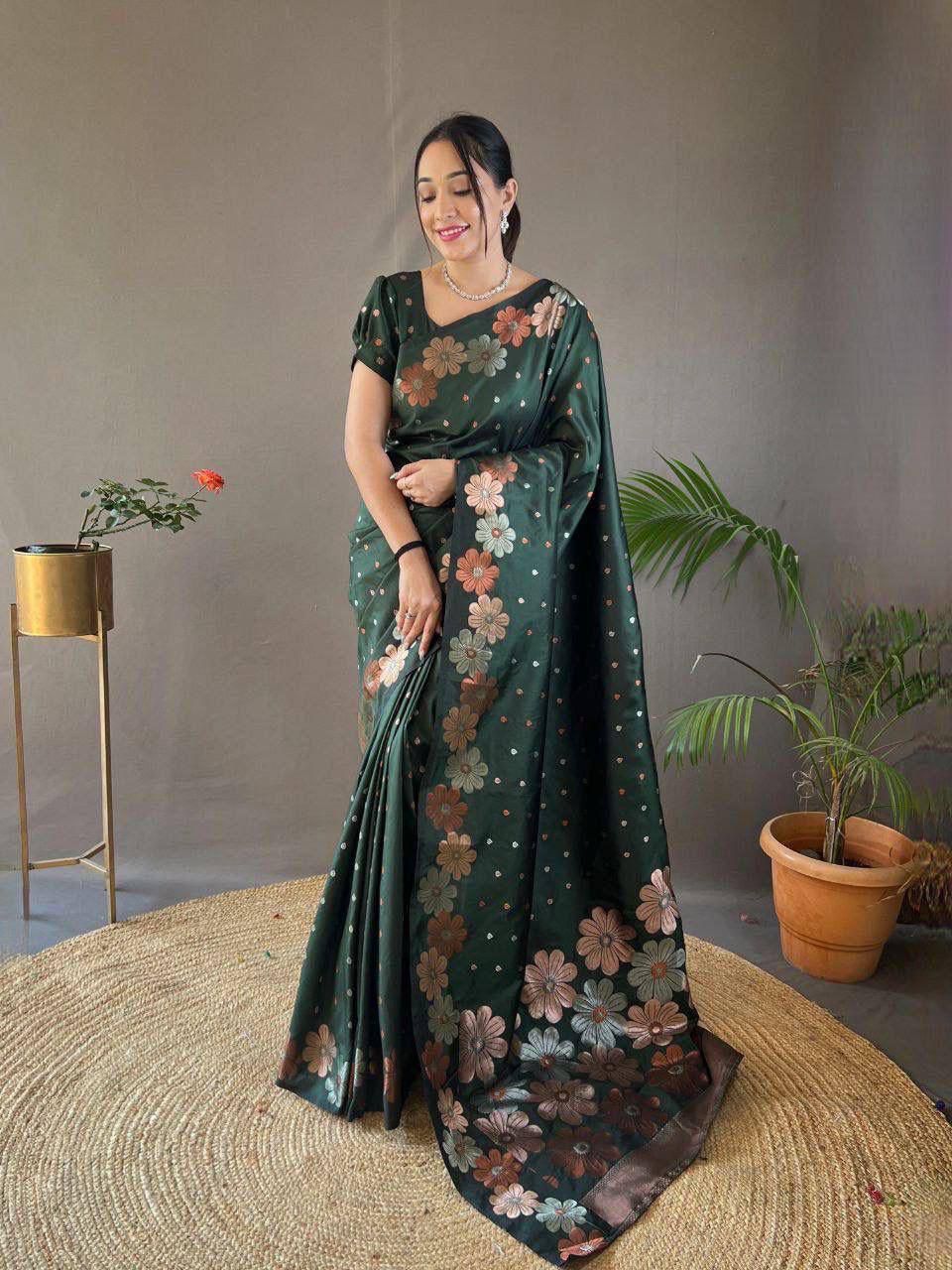 Soft Silk 6003 Saree - Amrah Wholesale