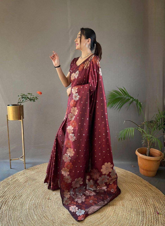 Soft Silk 6003 Saree - Amrah Wholesale