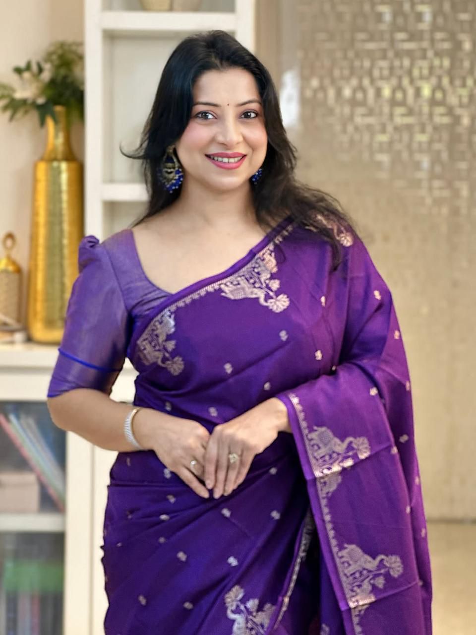 Soft Silk 6085 Banarasi Silk Zari Weaving Saree Collection
