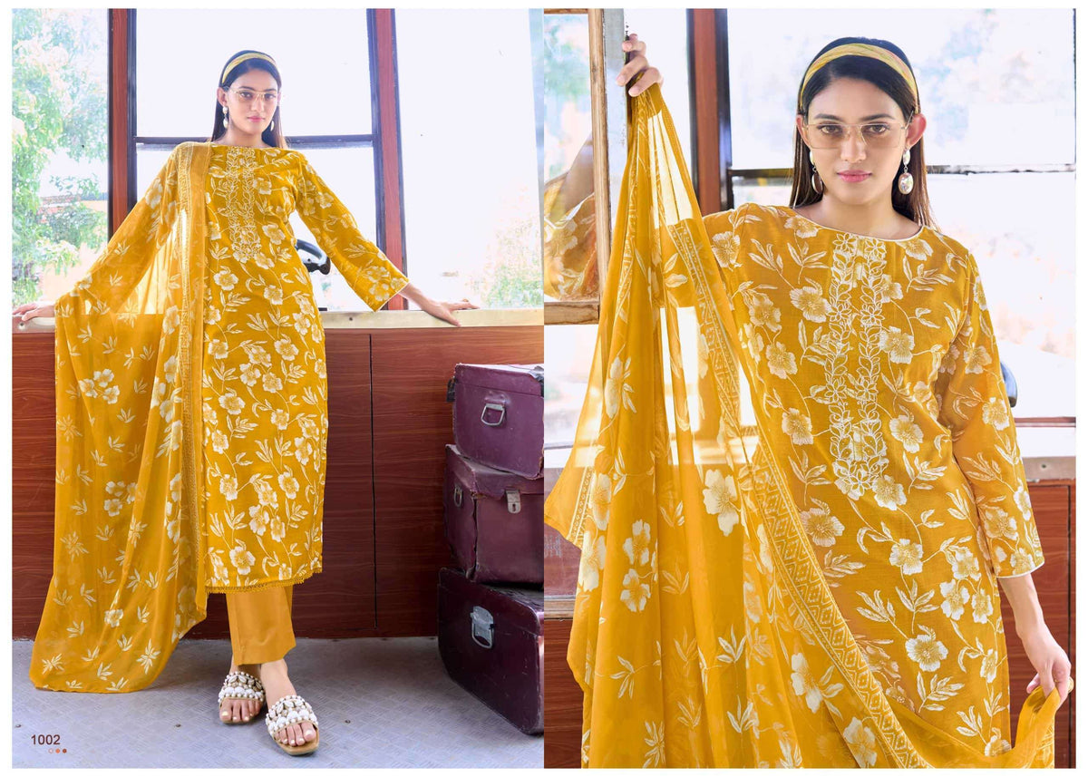 Supriya Fashion Soni Saloni Cotton Dress Material - Amrah Wholesale