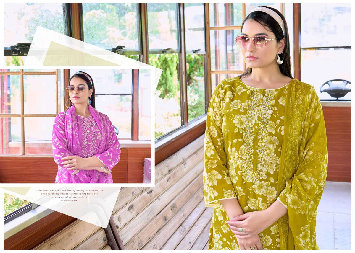 Supriya Fashion Soni Saloni Cotton Dress Material - Amrah Wholesale