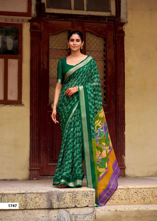 SR KIVARA 1740 TO 1749 Premium Chinon Printed Sarees