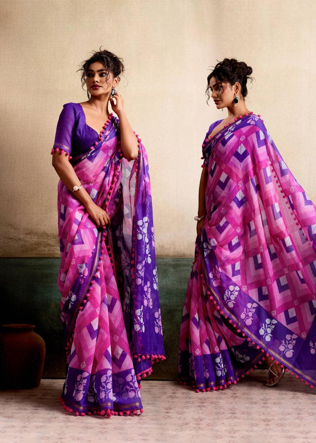 SR Sarees PUM PUM VOL 18 Mul Mul Cotton Saree - Amrah Wholesale
