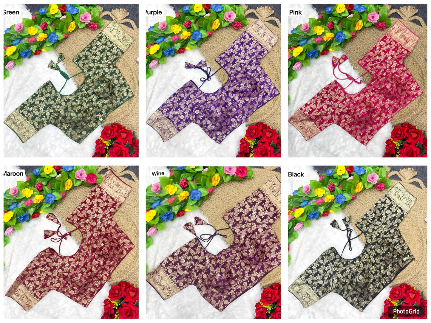 St D No 101 Fancy Blouse Wholesale Catalogue