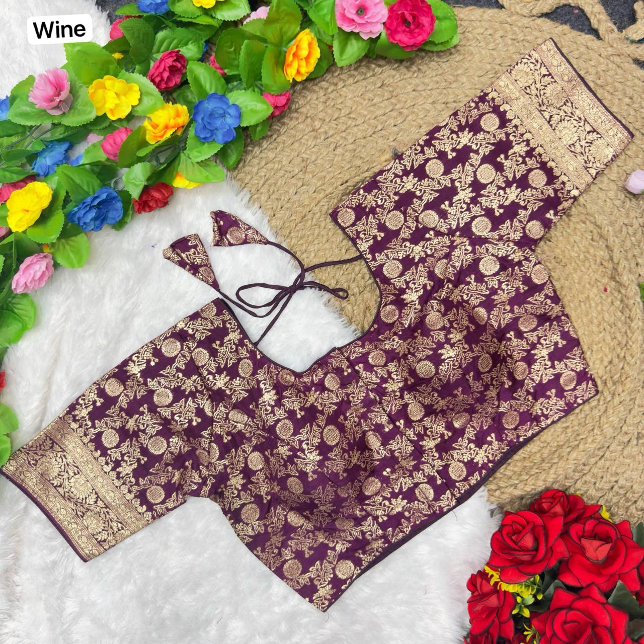 St D No 101 Fancy Blouse Wholesale Catalogue