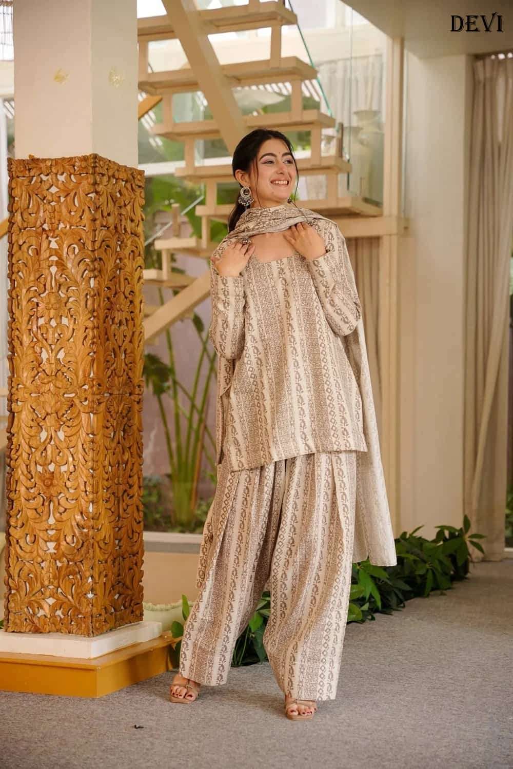 Stylishta Devi Vol 16 Cotton Silk Farshi Salwar Suit Set - Amrah Wholesale
